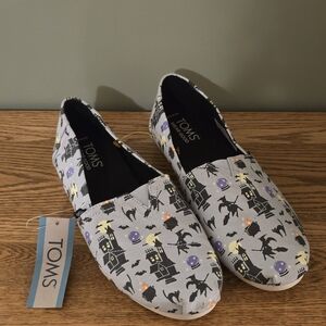 TOMS Halloween Themed Slip-On Shoes